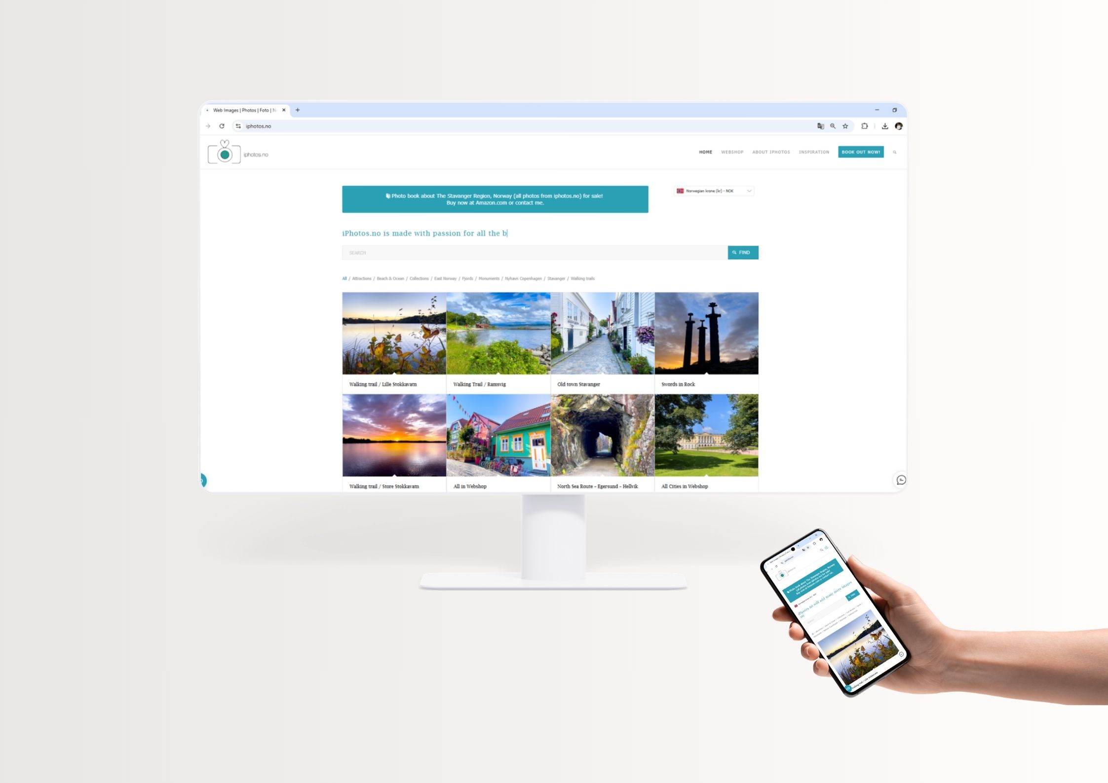 Nettside med nettbutikk i WordPress