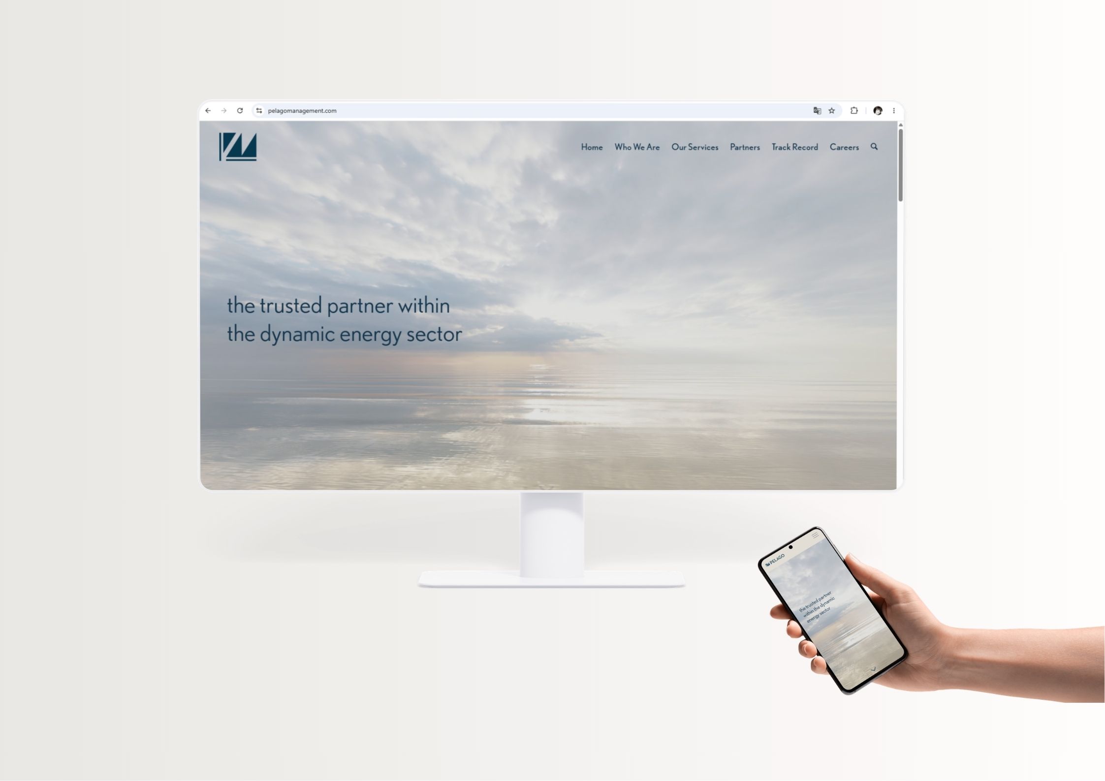 Pelago Management Nettside